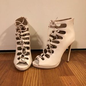 Fashion Nova Heels - White